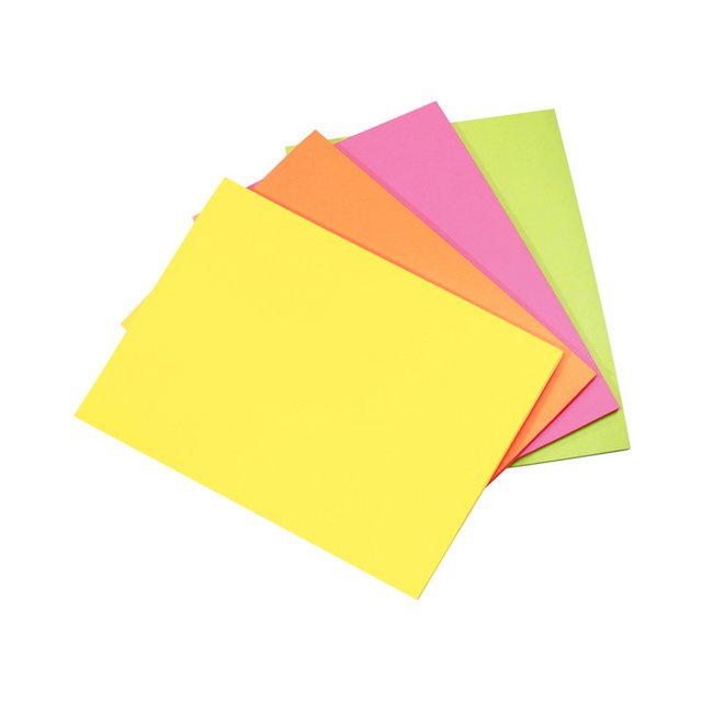 Info communicatiekaarten, 200x150mm, 4 x 50 stuks,zelfkl. 4 kleuren, FSC,