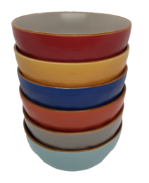 Kom - Ontbijtkom - Kommen set van 6 - Ø 14cm