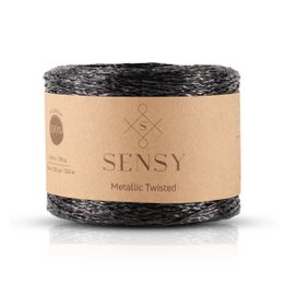 Sensy Premium 350 iarde % 100 filato ritorto metallizzato poliestere