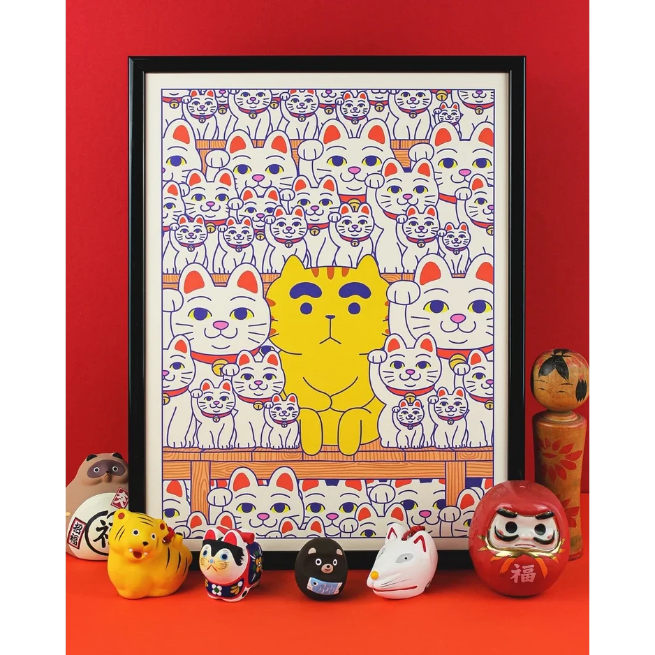 Plakat «Maski Neko» (Format 3040m in Ach)