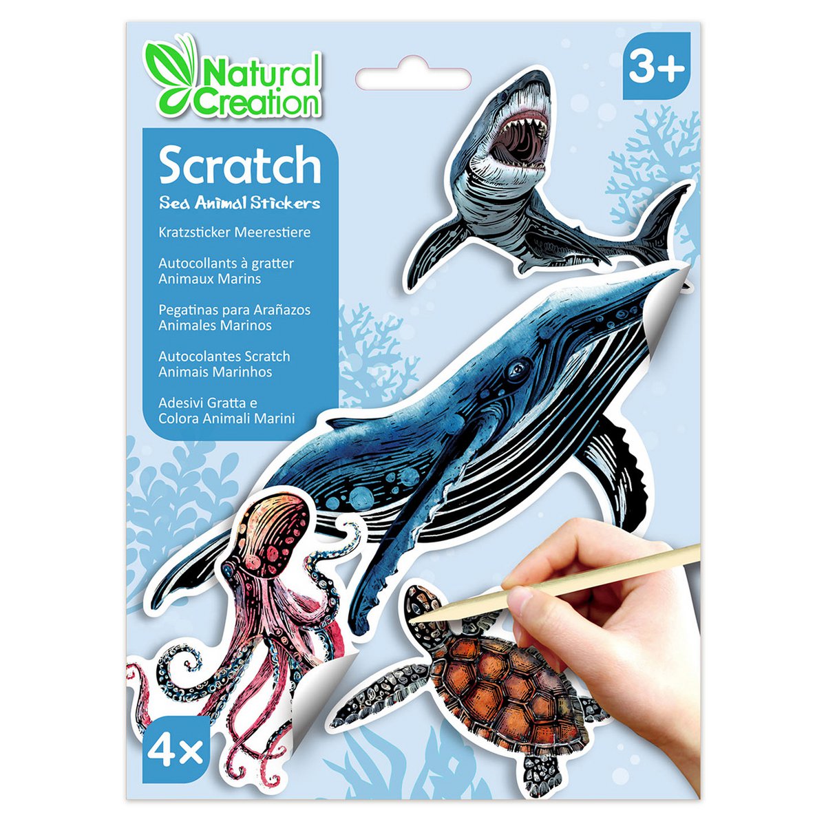 Scratch Stickers - Zeedieren