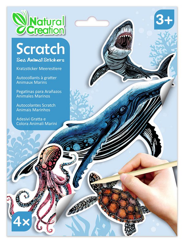 Scratch Stickers - Zeedieren