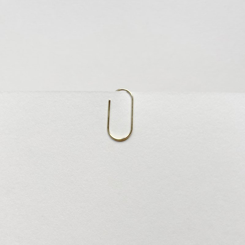 Bracket Heart Heart Clip Gold Metal Office Clip Paper Bracket (PU = 10 stuks)