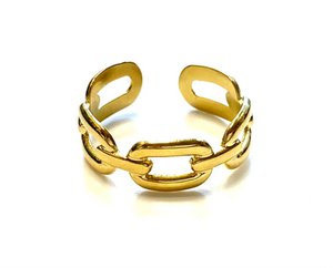 Ring Hermes schakel goud