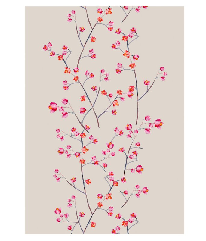 Kitchen Towel Branches Almond