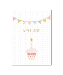 Grusskarte "Happy Birthday Cupcake"