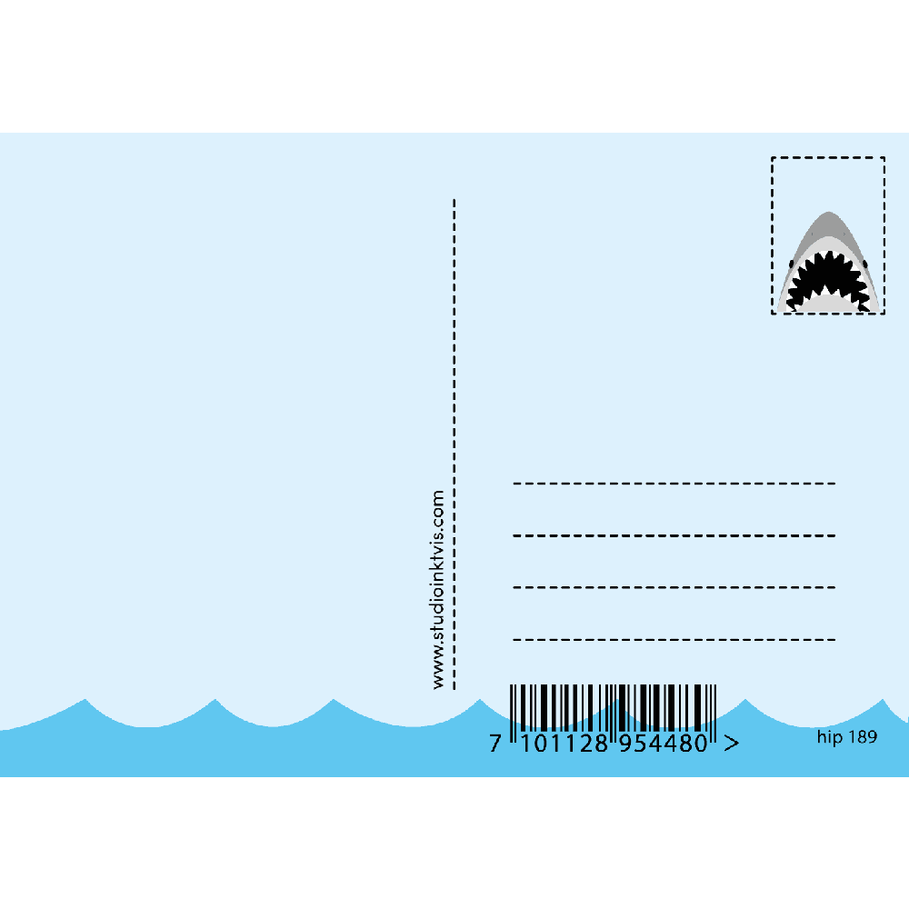Tiburón de postal, eres absolutamente espectacular.