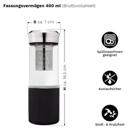 Teamaker Sort 400 ml