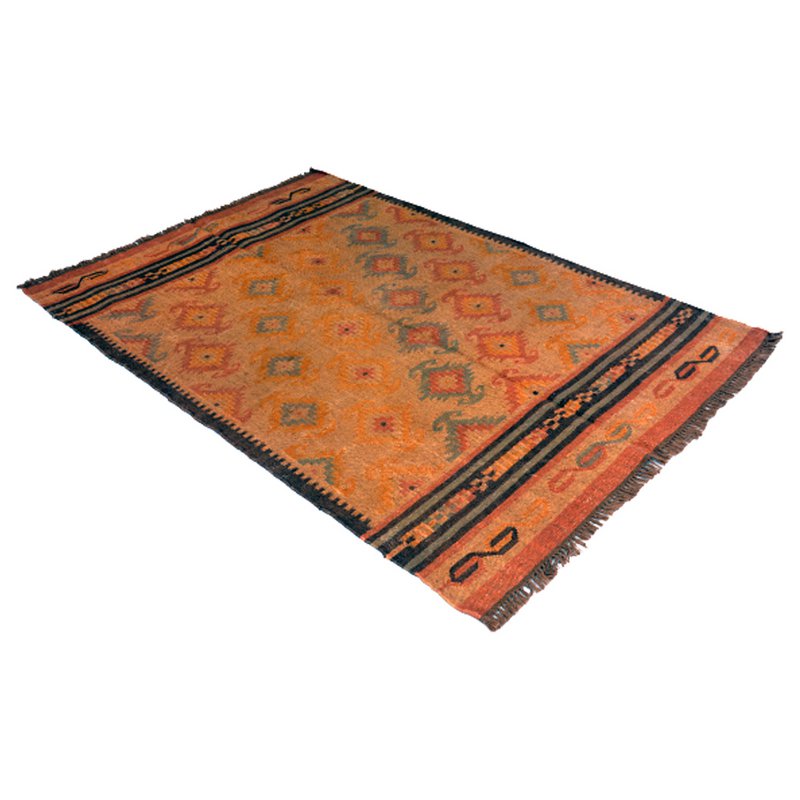 Tappeto Kilim tribale in cashmere fatto a mano