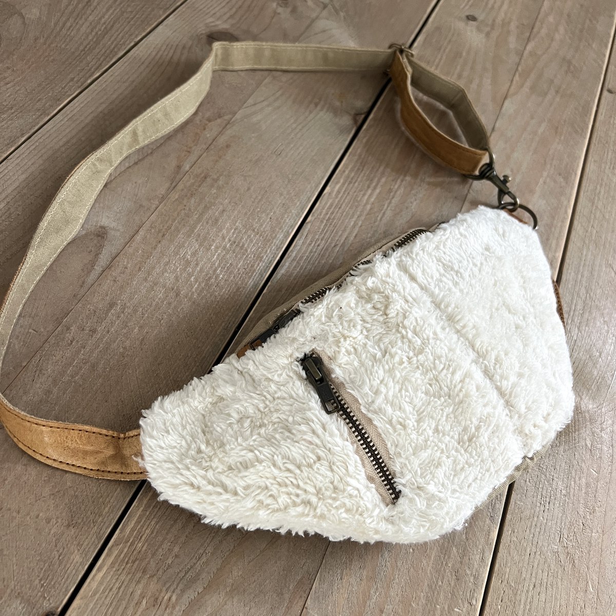 Teddy BumBag (khaki canvas)