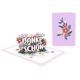 Bedankt pop-upkaart