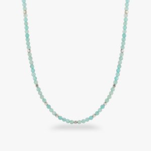Amazonite Choker Silver