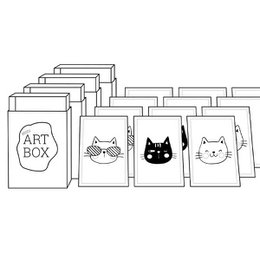 DIY Mini Art – Cats (4 pcs)