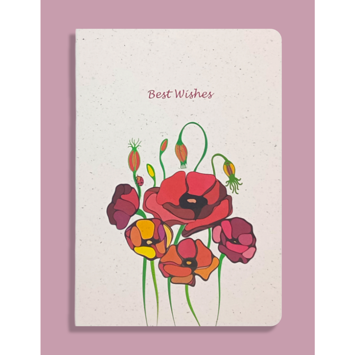 Poppies Greeting Card | Grass Paper
