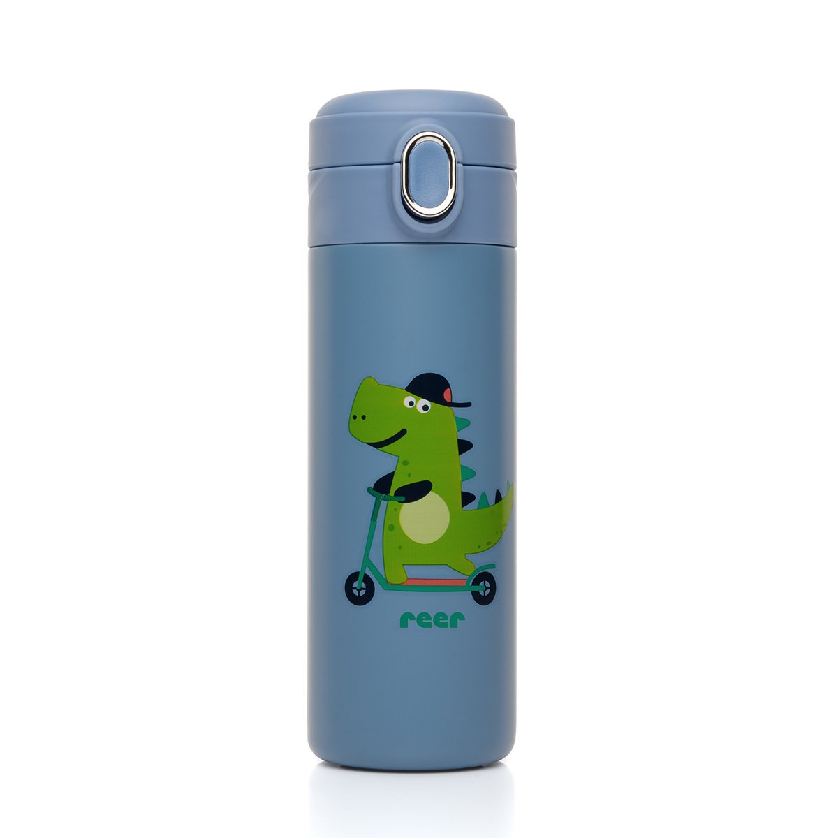 Kids drinking bottle with straw 350ml,blue