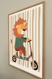 Plakat børneværelse - Leeuw Luca