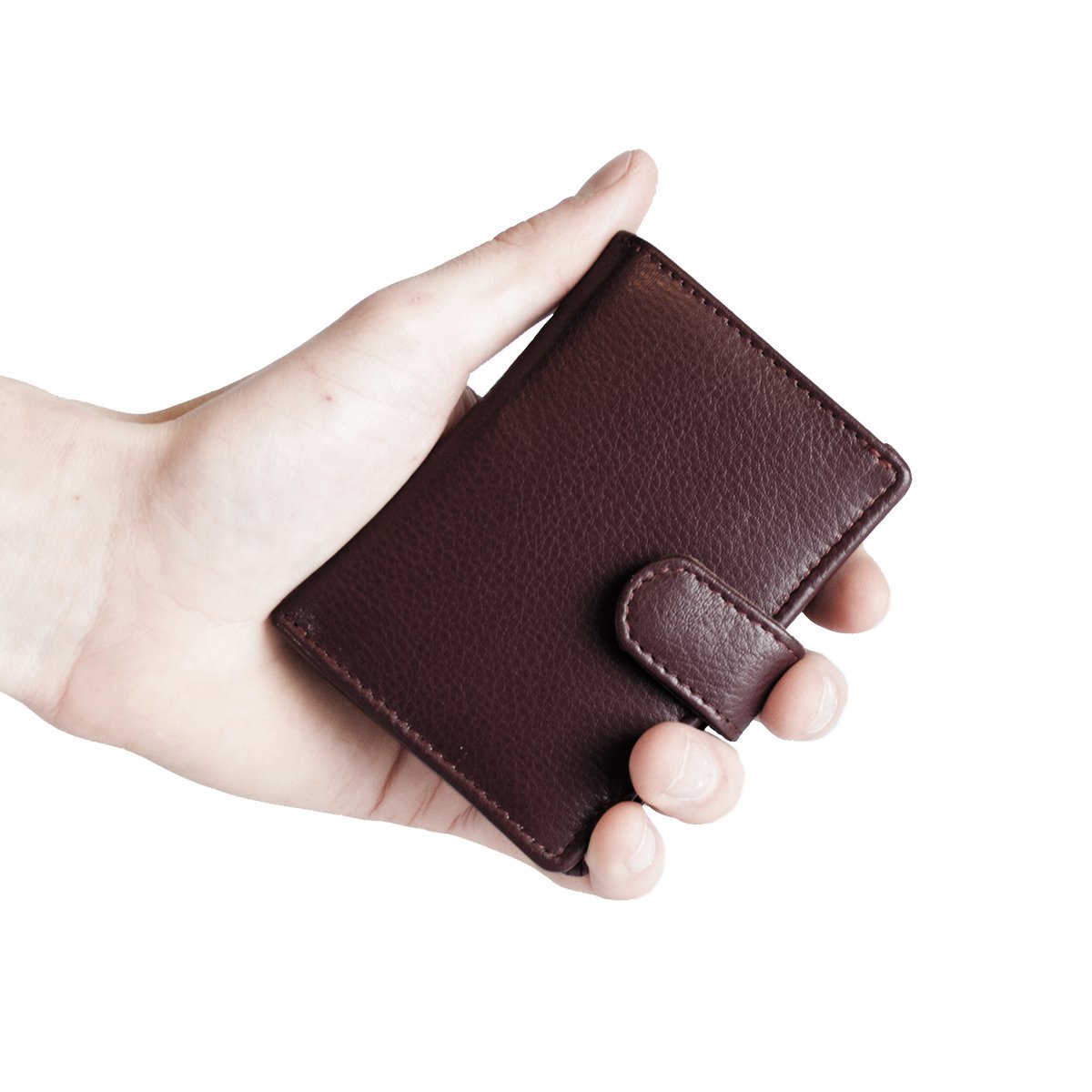 Cardprotector - Miniwallet - Mini wallet - Leather card holder leather - Credit card holder In 11 Colors