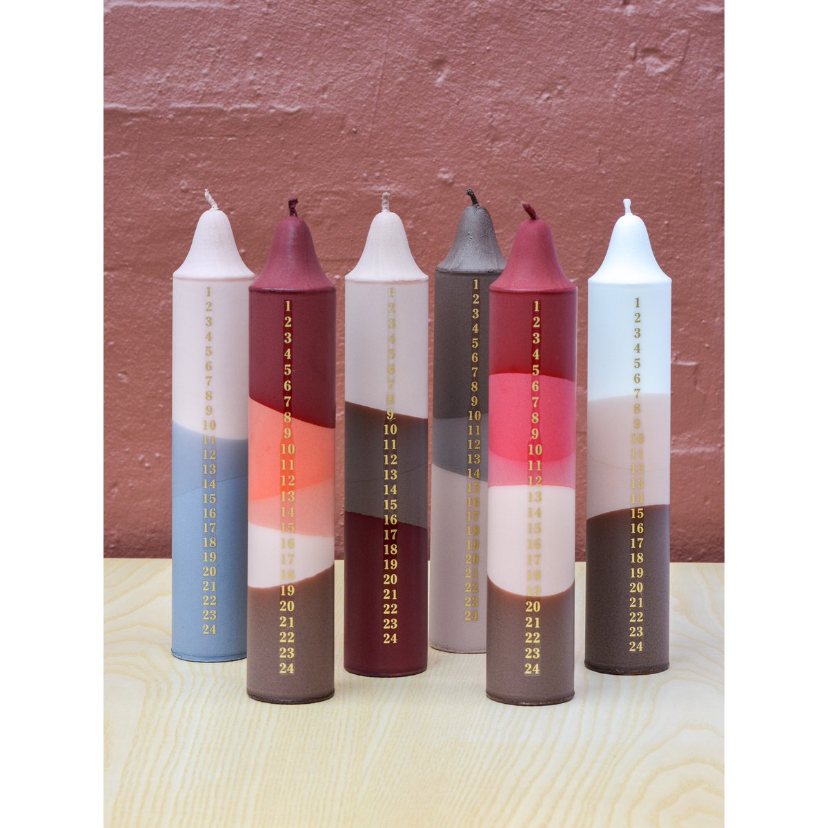 Adventslys Beige, Julekalender