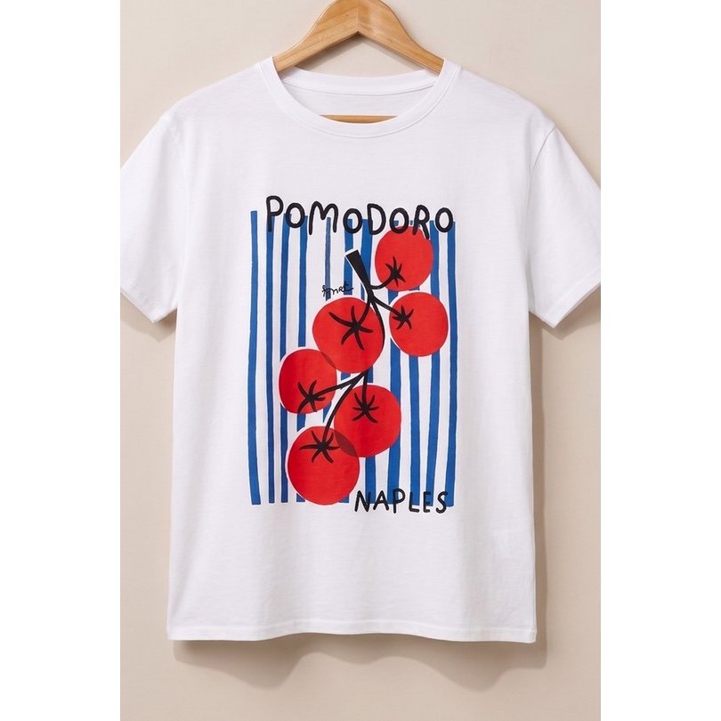 CAMISETA IMPRIME TOMATE I26188-022
