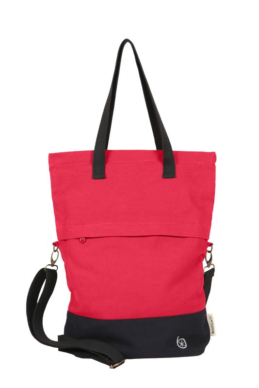 Borsa shopper per bicicletta Flo - Cherry