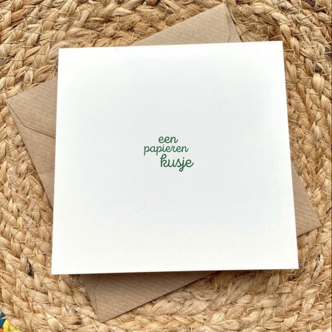 Card Paper Kiss