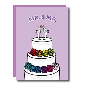 Mr. & Mr. Cake Grußkarte