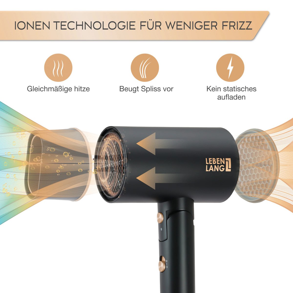 Secador de pelo LIFETIME ion 2100W - antipuntas abiertas con modo aire frío | Secador de pelo de viaje plegable | Secador de pelo Secador de pelo Secador de pelo Secador de pelo pequeño Secador de pelo Secador de viaje Secador de pelo Accesorios de p