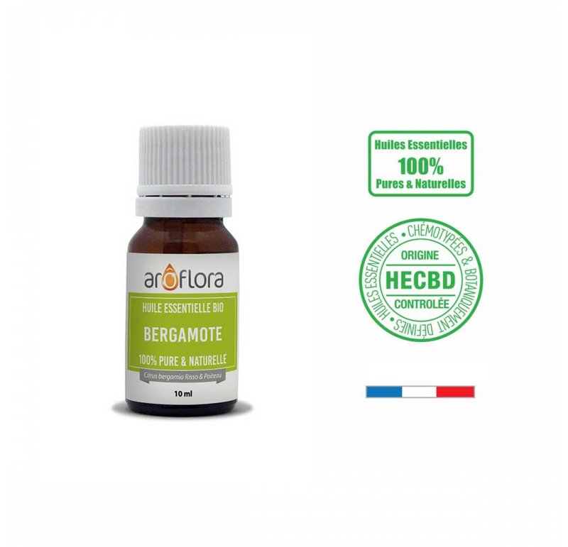 Sæt med 6 ØKOLOGISKE æteriske olier 6x10 ml Bergamot-skal