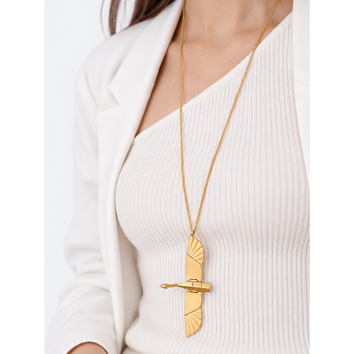 Wild Goose Journey Articulated Pendant Necklace