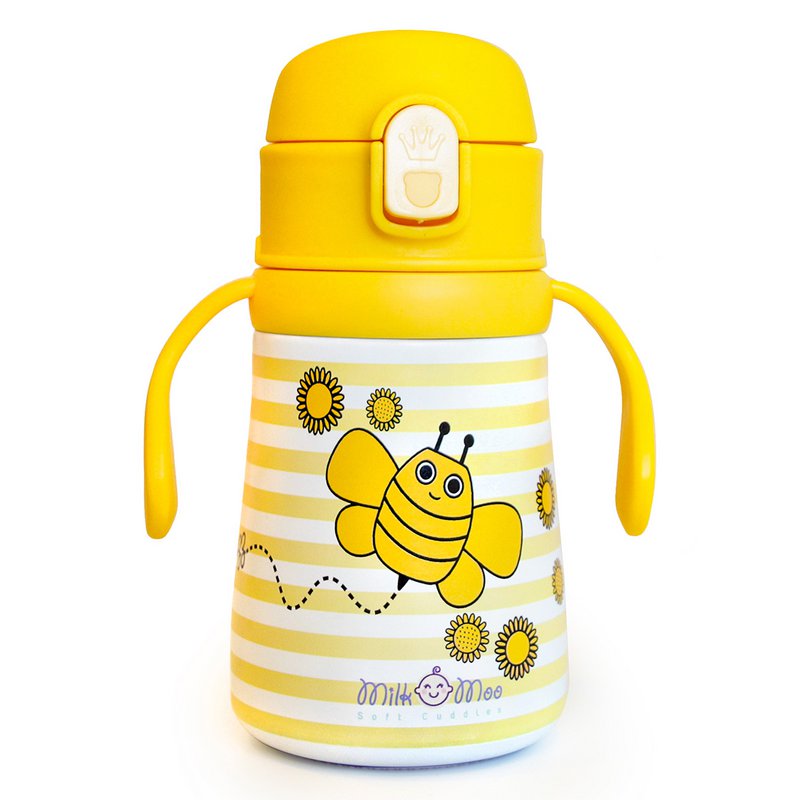 Milk&Moo Steel Kids Water Bottle Arı Vız Vız 360 ml