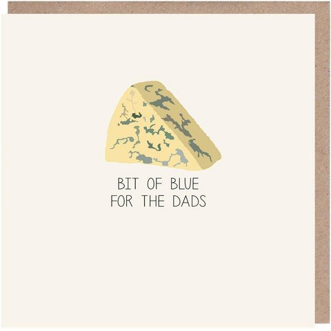 Bit of Blue For The Dads Card 