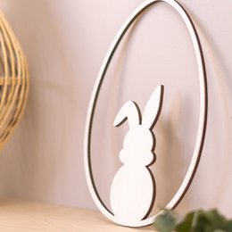 Houten krans paasei (VE = 2 stuks)