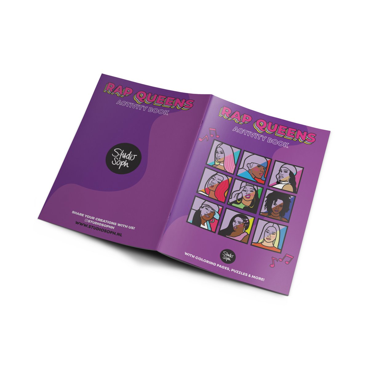 Livre d'activités Rap Queens