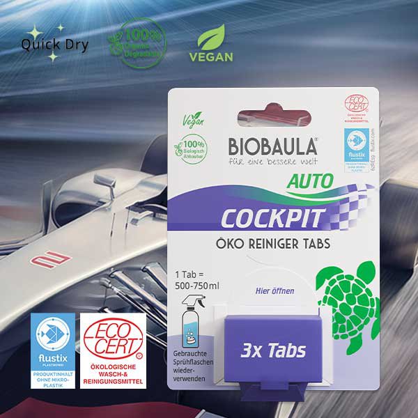 BIOBAULA pastillas limpiadoras para el habitáculo del coche