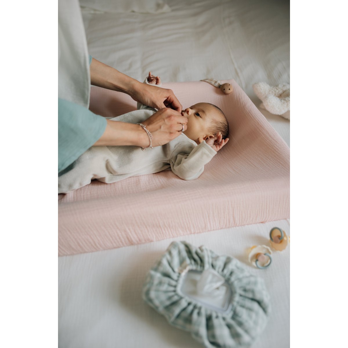TISU Wickelauflagenbezug, Baby Pink
