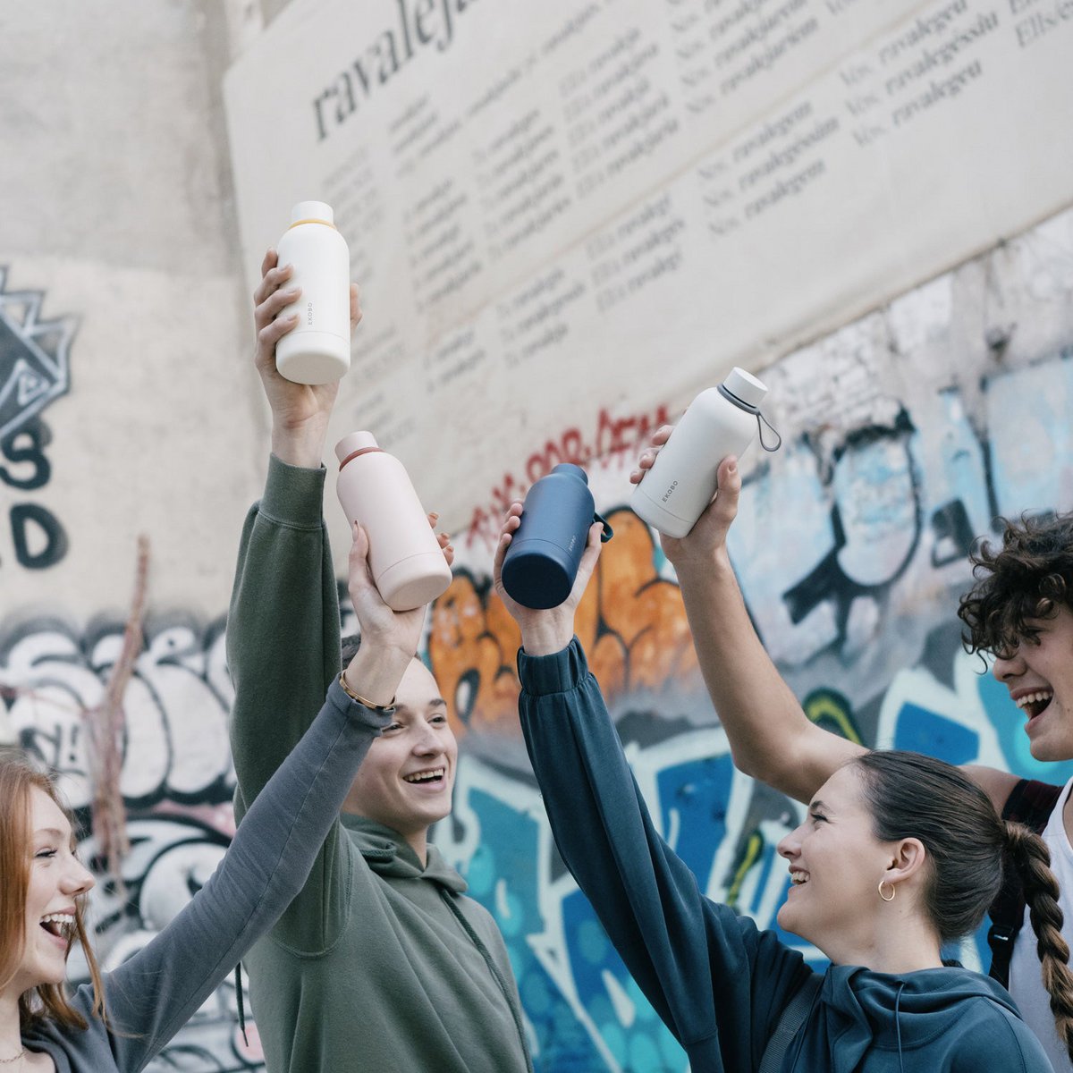 Insulated Reusable Bottle 500ml - Ivory