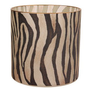 Tealight glas 15 cm - Glass - Zebra