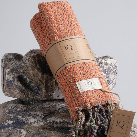 hammam towel | Sauna towel | Beach towel | Mexico | Orange | 180x100cm