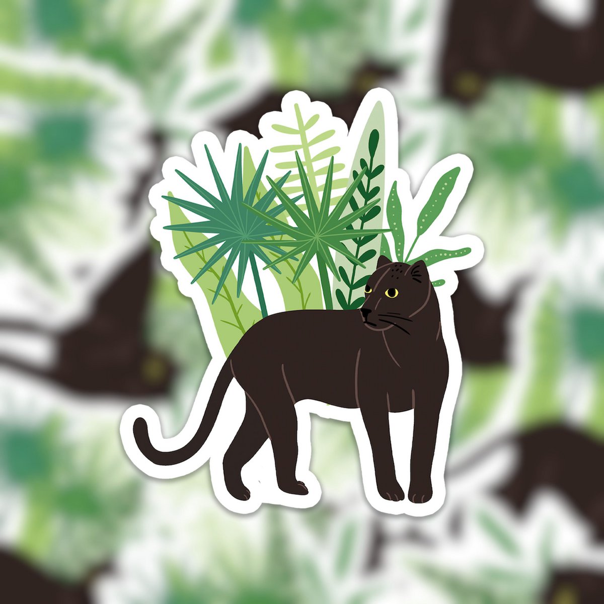 Vinyl-Aufkleber Panther