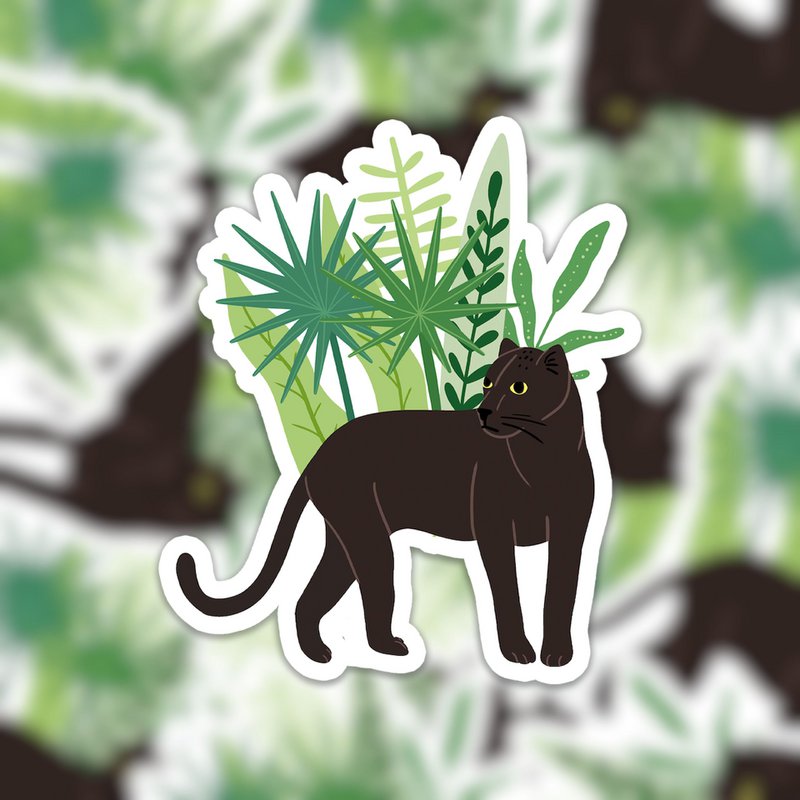 Vinyl-Aufkleber Panther