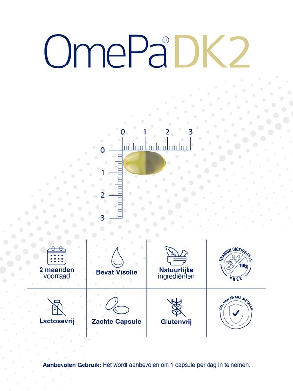 Oméga DK2 | Supplément Oméga-3 & Vitamine D3 + K2