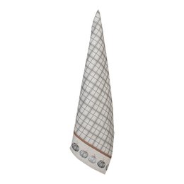 Theedoek 50x70 cm Grijs Katoen Pompoen