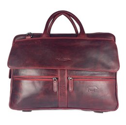 Arrigo Laptoptas 17 inch Cognac