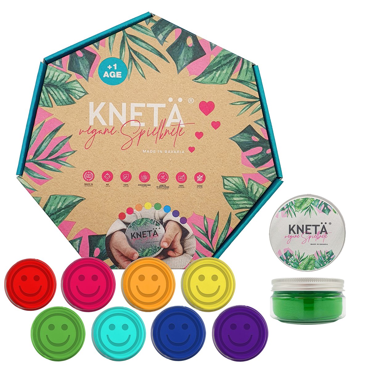 Knetä Speelklei - 8 Kleuren 125g