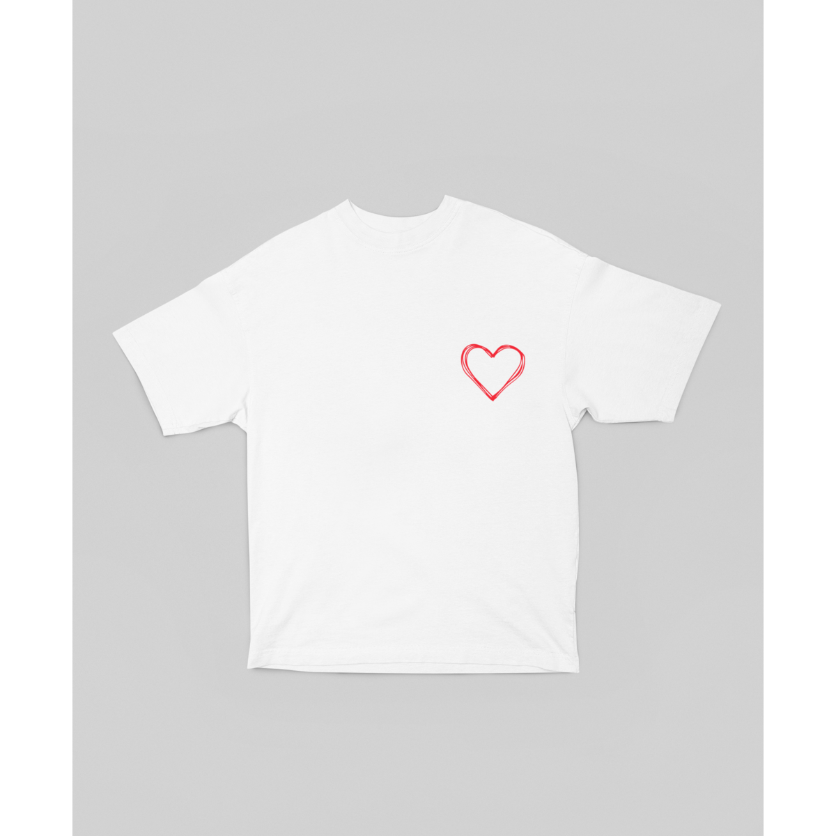 T-shirt oversize Cuore