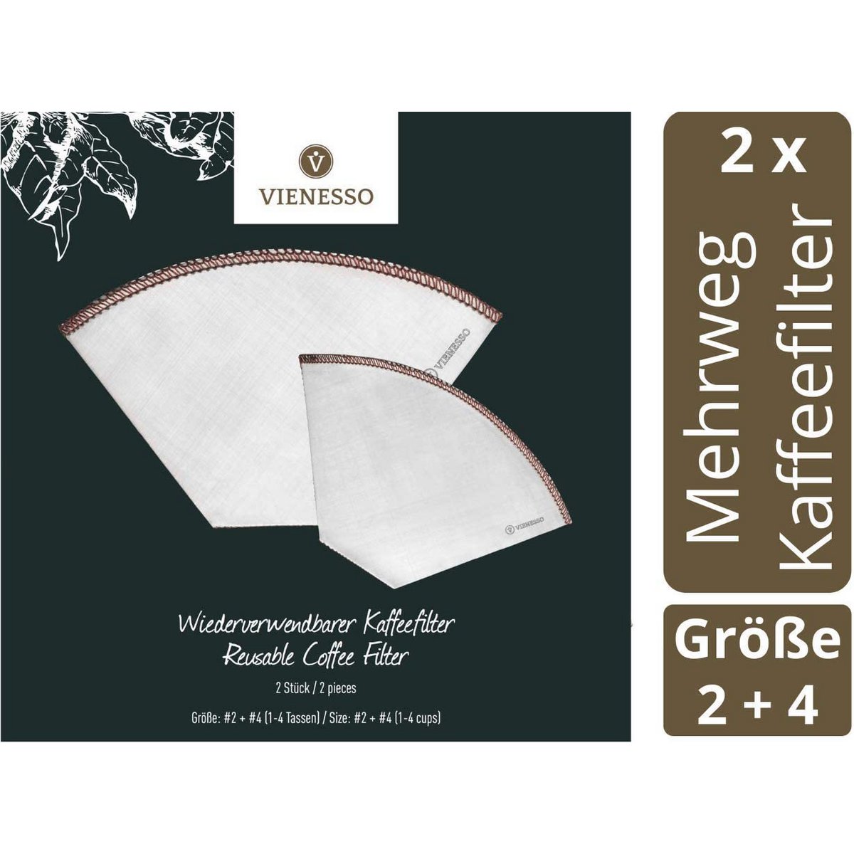 Filtro per caffè riutilizzabile in rete di acciaio inossidabile - sacchetti filtro sostenibili
