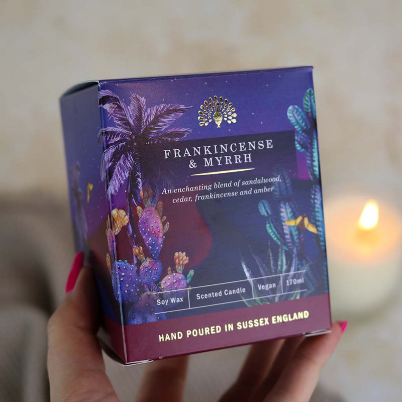 ENGLISH SOAP C° 170g Candle - Frankincense & Myrrh