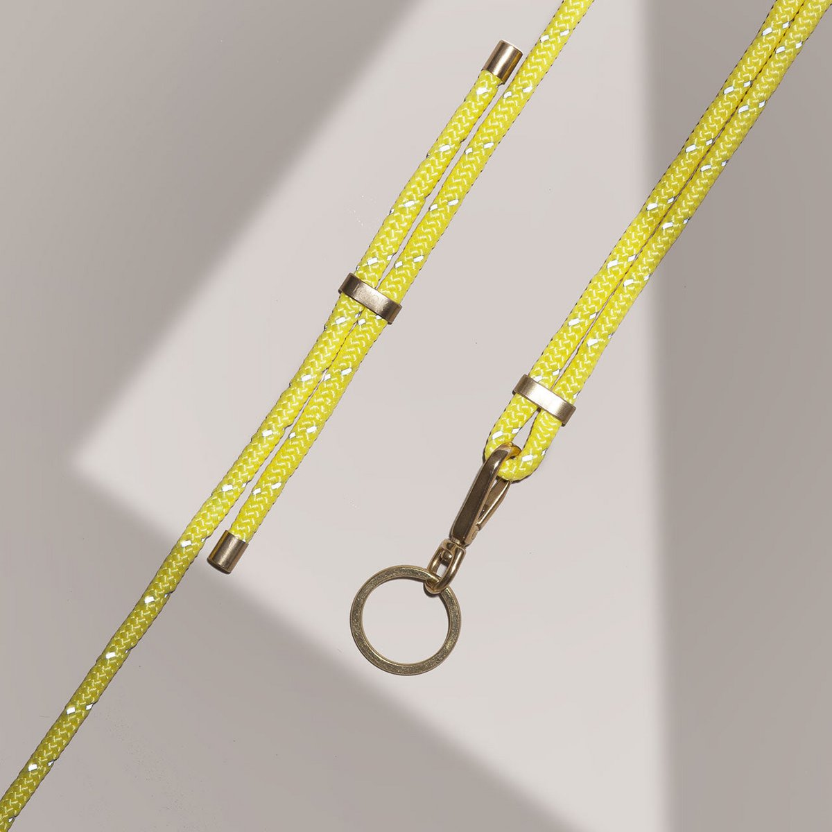 LANYARD KEY HOLDER (YELLOW REFLECT)