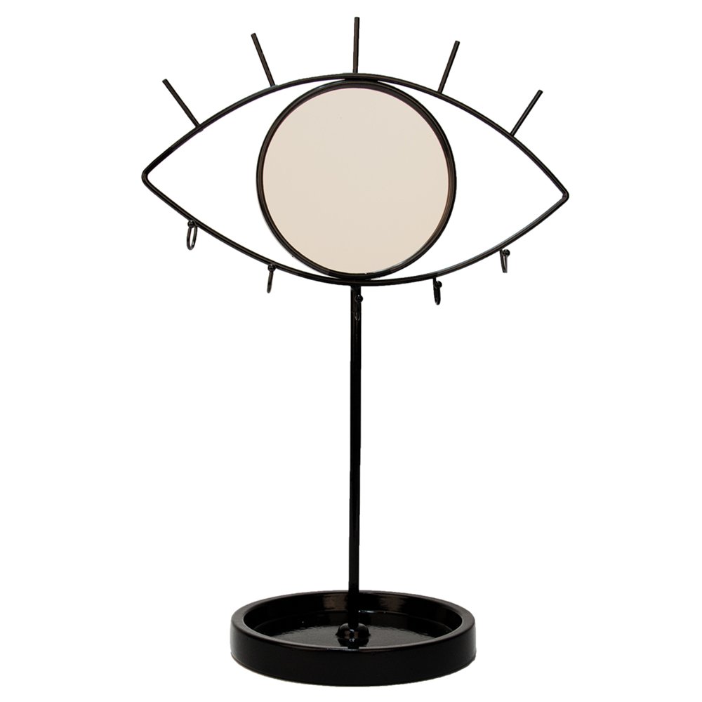 MIRROR/JEWELRY TRAY BLACK EYE HF