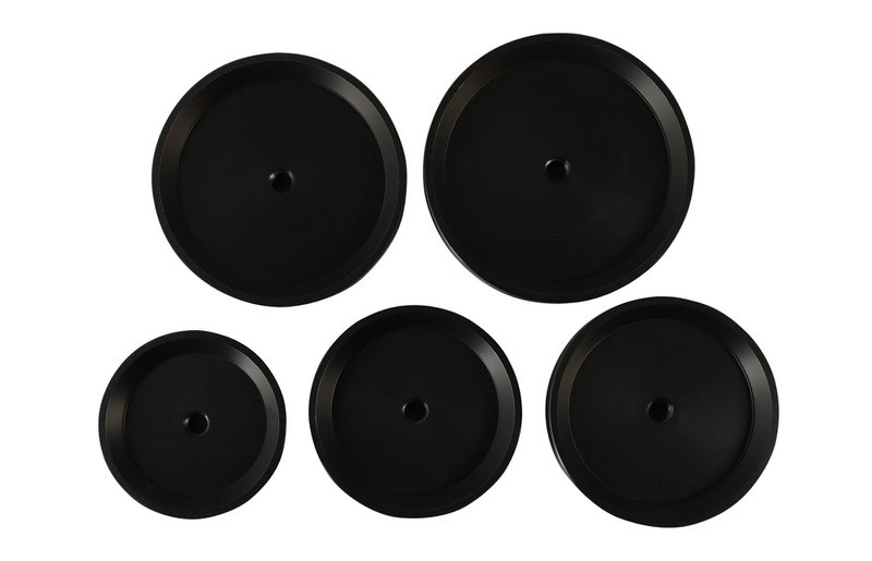 Druckstücke für Gehäuseschließer, 5 tlg., Ø 44 - 64 mm, Nr. CH-3037